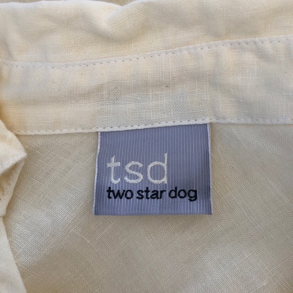 Two Star Dog long sleeve linen top - Picture 5 of 6